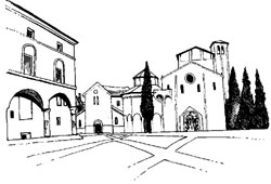 disegno di piazza santo stefano